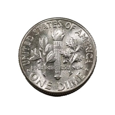 1964 Roosevelt Dime , No Mint Mark, Errors Full Bands On Torch | eBay