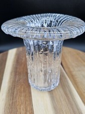 Vintage MCM Iittala Art Glass Vase Timo Sarpaneva Finland 4"