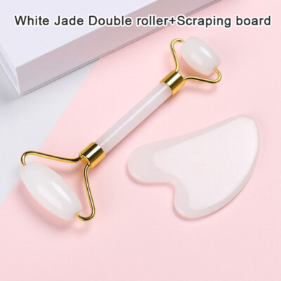 Jade Roller Gua sha Board Anti Aging Face Massage Beauty Care Slimming TA-lk