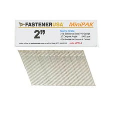 2" ANGLE FINISH NAILS 16GA 316SS 1,000ct | MPDA-2