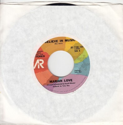 Marian Love   I Believe In Music / He's Not You 7'' 45