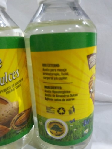 2x Sweet Almond Oil 100% Natural Aceite de Almendras Dulces Fights Wrinkles120ml - Picture 3 of 4
