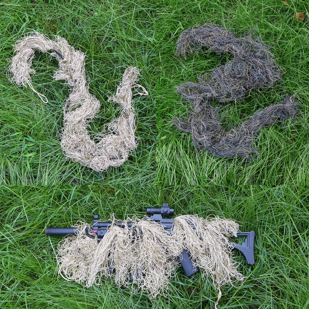 Hunting Blind Gun Wraps Ghillie Suit Gun Rope Mlitary Airsoft Rifle