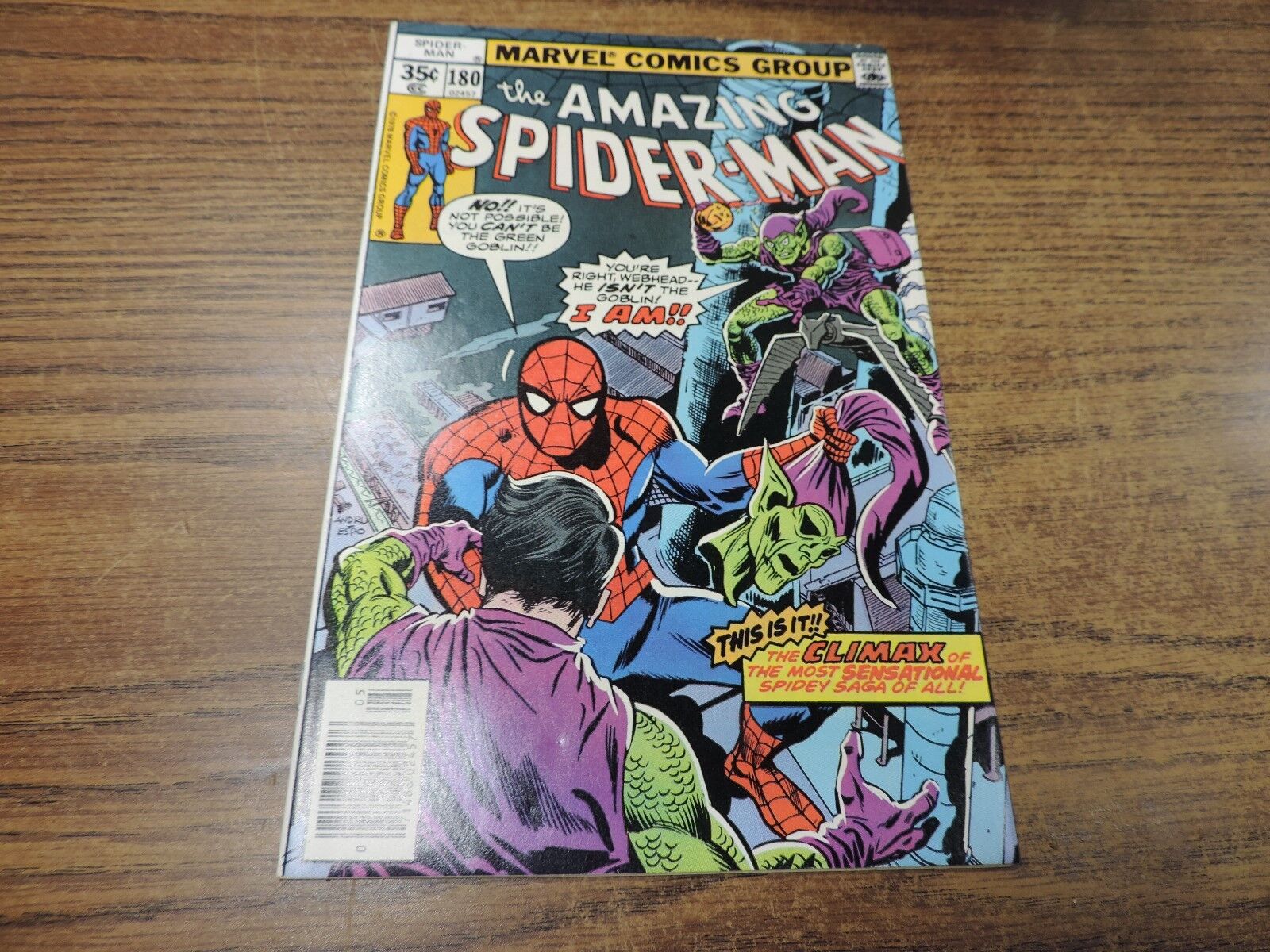 Amazing Spider-Man #180 (1978) - DEATH of GREEN GOBLIN (Bart Hamilton)