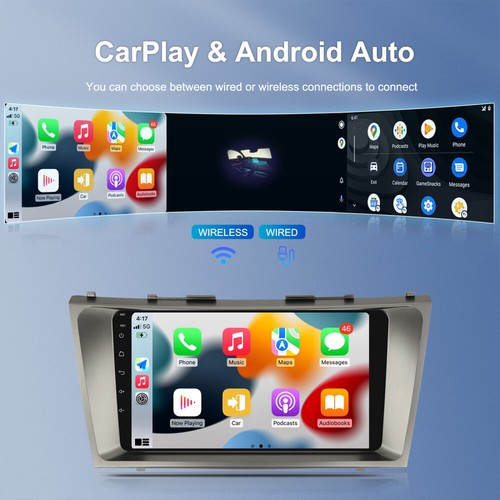 10.1“ Carplay For Toyota Camry 2006-2011 Android 13 Car Stereo Radio GPS NAVI FM - Picture 11 of 20