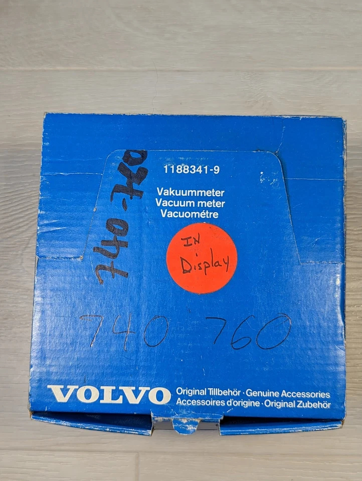 Nuevo de Lote Antiguo Volvo 1188341 Economizador/Medidor de Vacío 1983-1990 740/760 Foto 3 de 4