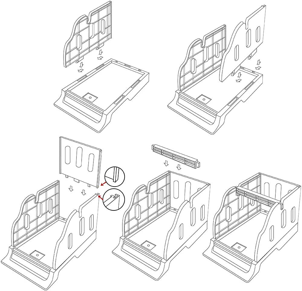 Label Holder for Rolls and Fanfold Labels Desktop Label Printer