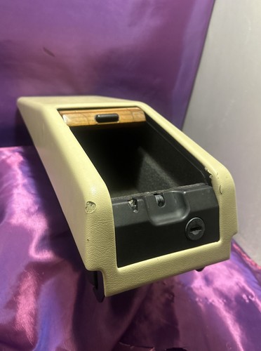 Mercedes-Benz W124 E320 E420 500E Console Storage Box Zebrano Wood OEM TAN - Picture 13 of 17