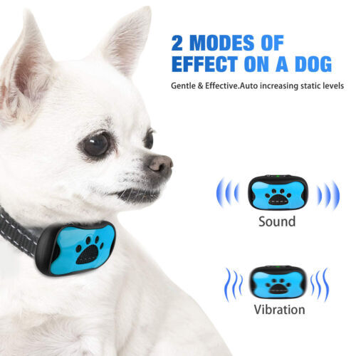 Automatic Stop Barking Rechargeable Anti Bark Dog Training Collar Sound Vibrate - Picture 161 of 181