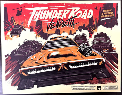 Restoration Games - Thunder Road: Vendetta + Extra Ammo Expansion - COMPLETE! EX