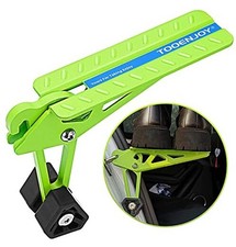 Universal Fit Car Door Step, Foldable Roof Rack Door Step Up on Door Green