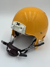 XENITH X2E Youth Football Helmet Yellow Size Medium Good Condition + Chinstrap