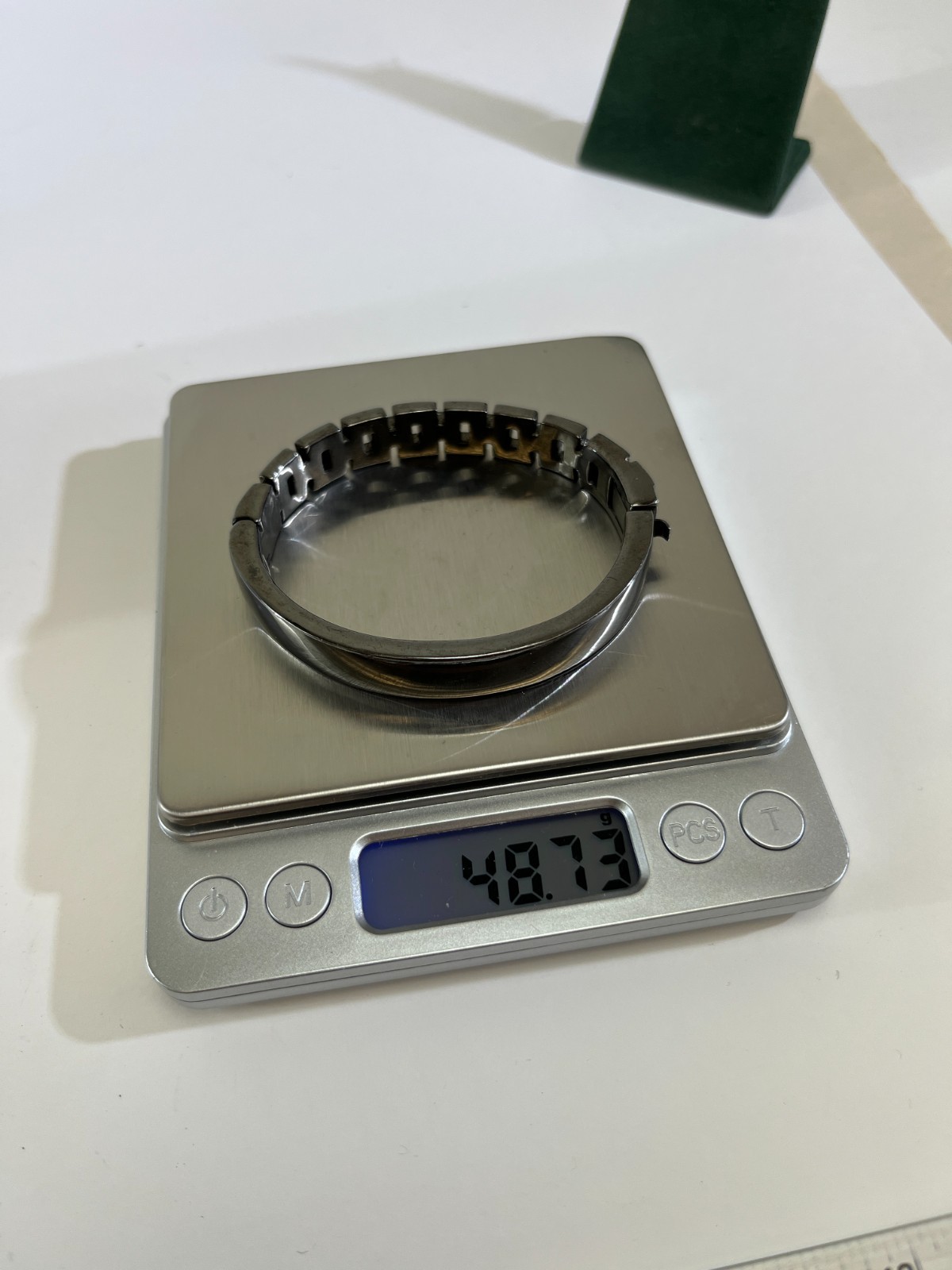 Givenchy Rhinestone Crystal Hinged Bangle Bracele… - image 6