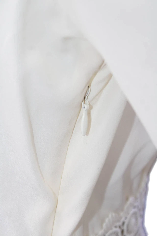 Vestido Camisa Kensie Mujer Beige Cambio Cuello Alto Manga Larga Geométrico Talla S Foto 4 de 4