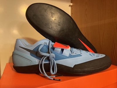 Nike Zoom Rotational 6 Mens 13 Womens 14.5 Throwing Shoes Track Throw Blue