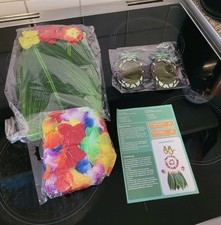 6 Piece Hawaiin Dress Up Accessories, BRAND NEW