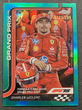 /299 Teal Charles Leclerc #145 Ferrari - 2025 Topps Chrome Formula 1 F1 Card