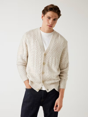 ANTONY MORATO M.U. CARDIGAN SIZE S COL.GREY MOD.MMSW00905 EURO 49.00