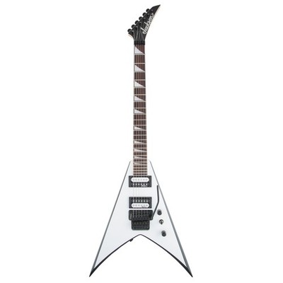 Jackson JS32 King V White w/ Black Bevels - E-Gitarre