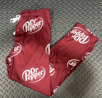 Dr Pepper Men's Pajama Pants - Options: Small or Medium