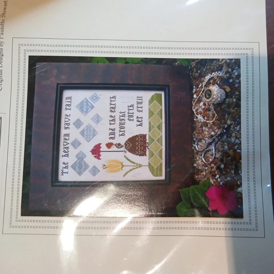 Plum Street Samplers - HEAVEN GAVE RAIN - VINTAGE NEW UNUSED... SHIPPING FREE da - Image 3 of 4