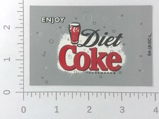 Vintage Coca-Cola Co Diet Coke Soda Pop Vending Machine Flavor Strip SA-16-DC-L