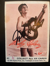 Mickey Dolenz The Monkees Autographed 1966 Donruss Non-Sport Card #41