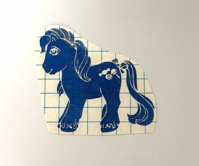 BVS My Little Pony Merch Fan Made Vinyl Sticker Decal Blue Big Brother G1 NEW
