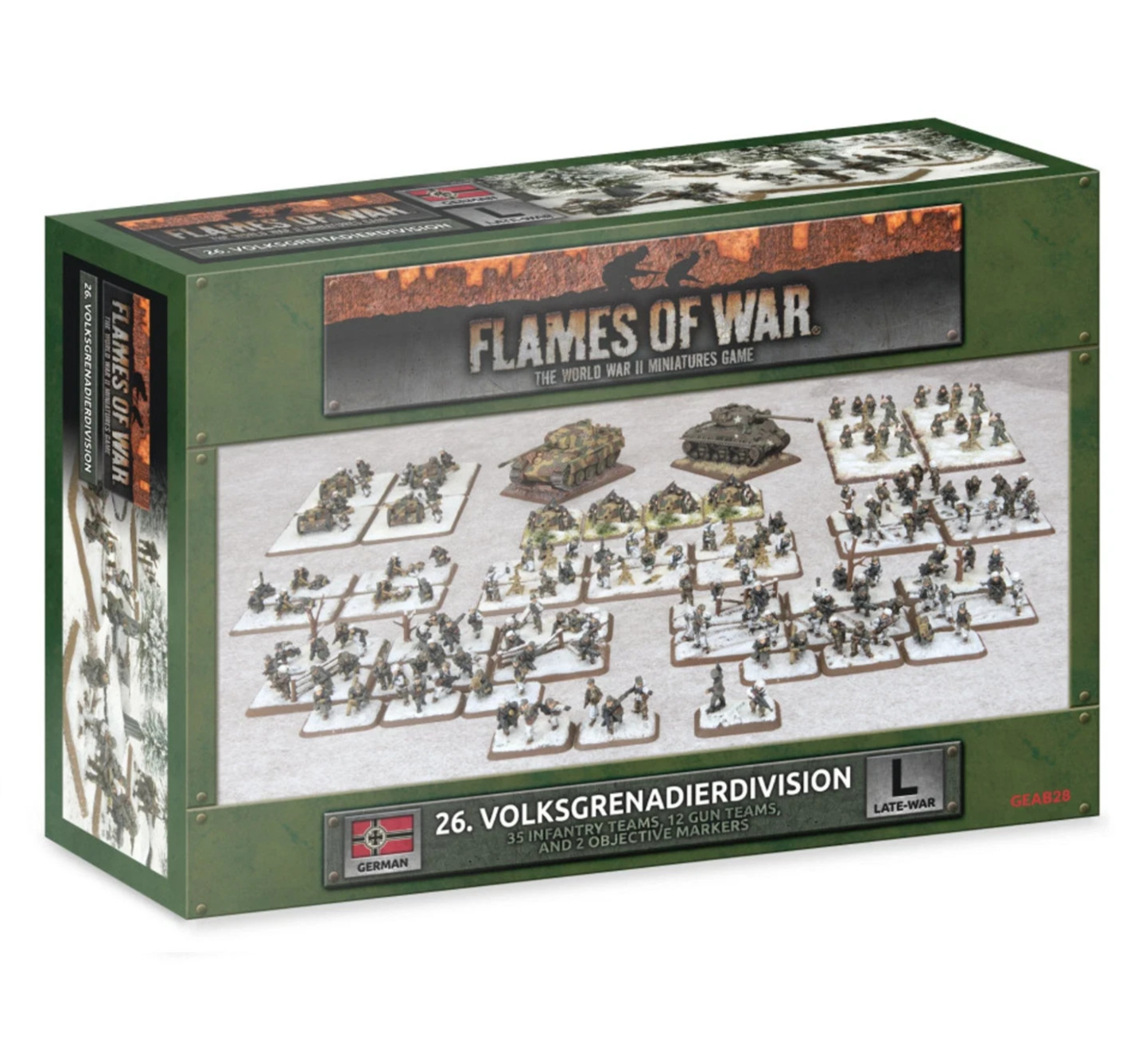 Flames of War - GEAB28 26. Volksgrenadierdivision (Winter) German Army Deal