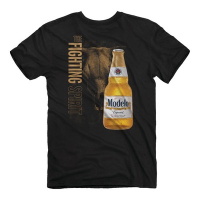 Modelo Fighting Spirit Skull Graphic Tee Adult T-shirt Size L