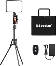 LED Video Light Kit, Photography Lighting, 13" Studio Lights with 65" Tripod Sta