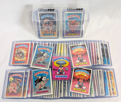 1985 Topps Garbage Pail Kids 1 Complete 82 Sticker Card 1ST SERIES