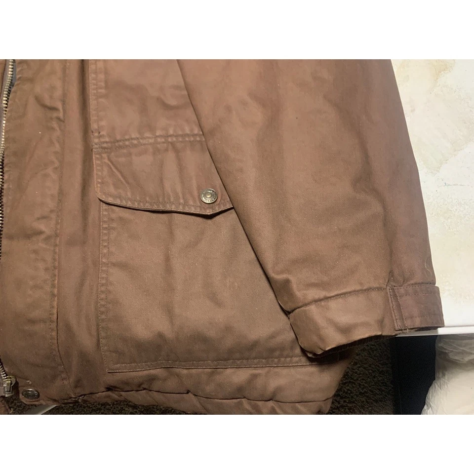 Abrigo Chaqueta de Trabajo Forrado Acolchado Marrón XL Extra Grande Dickies Para Hombres De Colección Foto 4 de 4
