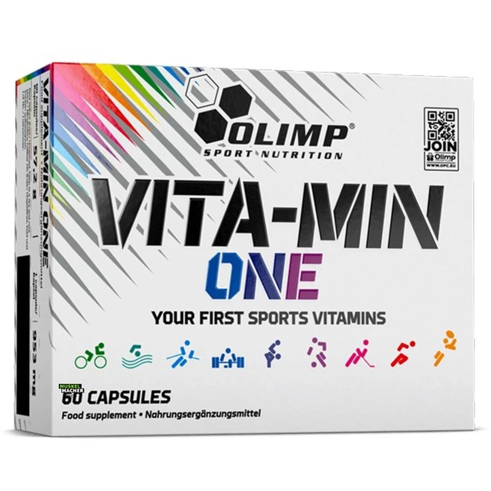 Olimp Vita-Min One- your first sports vitamins- 60 Kapseln (138,11 EUR/kg) - Bild 1 von 1