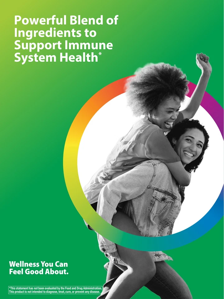 Apoyo Inmunológico Contraataque | 30 Comprimidos | Vitamina C y Zinc | por Rainbow Light Foto 3 de 4