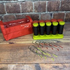 Remington All That Hot Rollers Travel 10 Curlers w Clips / Case Tested H-1015