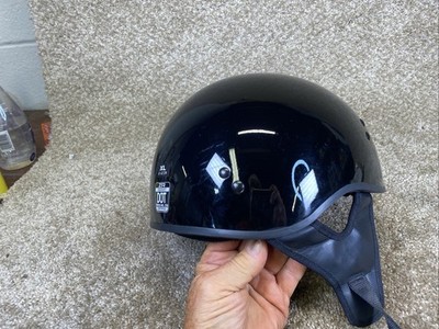 Z1R Vagrant 1/2 Helmet Glossy Black XL 61-62CM DOT FMVSS NO. 218 Certified