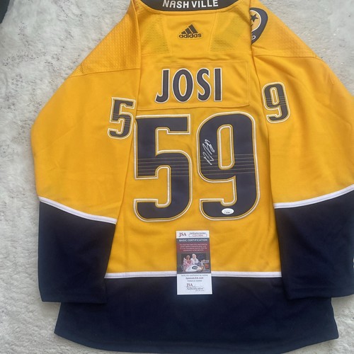 Roman Josi Autographed Signed Nashville Predators Jersey - JSA COA