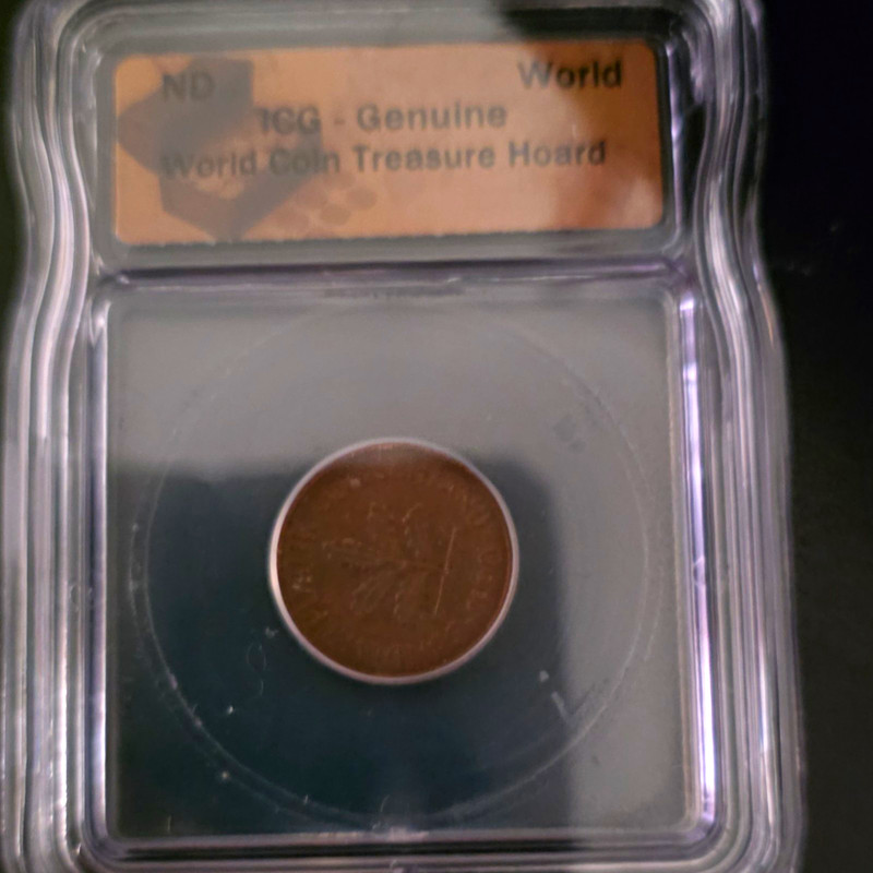 ICG Genuine World Coin Treasure Hoard Slabbed Coin Cert #67402101226