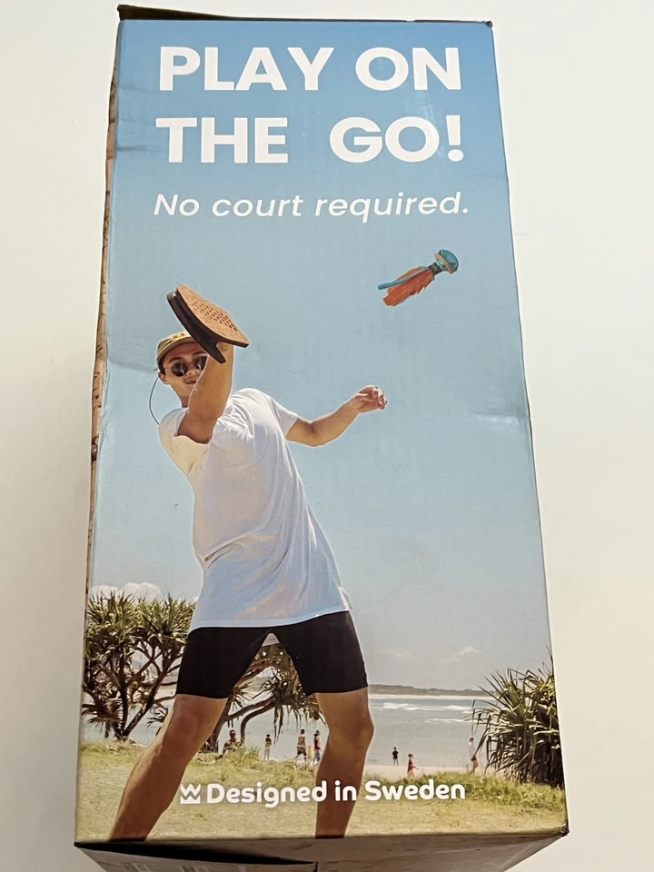 Waboba Voli桨套装海滩游戏户外乐趣桨带传单  — 第 2/4 张图片