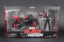 2018 Hasbro Marvel Legends Ultimate Riders Black Widow & Motorcycle New Sealed