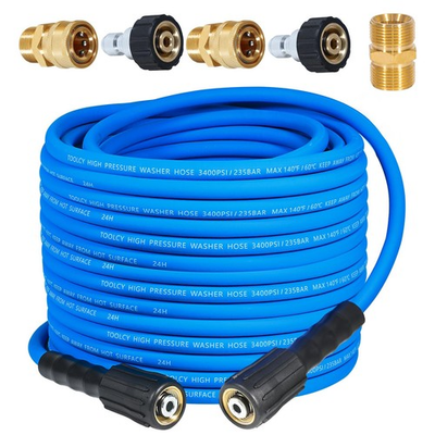 #ad Wearproof Pressure Washer Hose 50ft 3400 PSI Kink Resistant Power Washer Hos... $77.45
