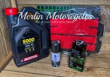 HONDA VFR800 V-TEC 2002-2017 MOTUL 5000 10w40 SERVICE KIT inc SUMP WASHER