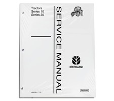New Holland Series 10 & 30 Tractor Complete Shop Service Repair Manual -40001020