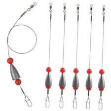 Carolina Rig Bass Fishing Ready Tied Fishing Leaders with Bullet 1/2oz-5pcs