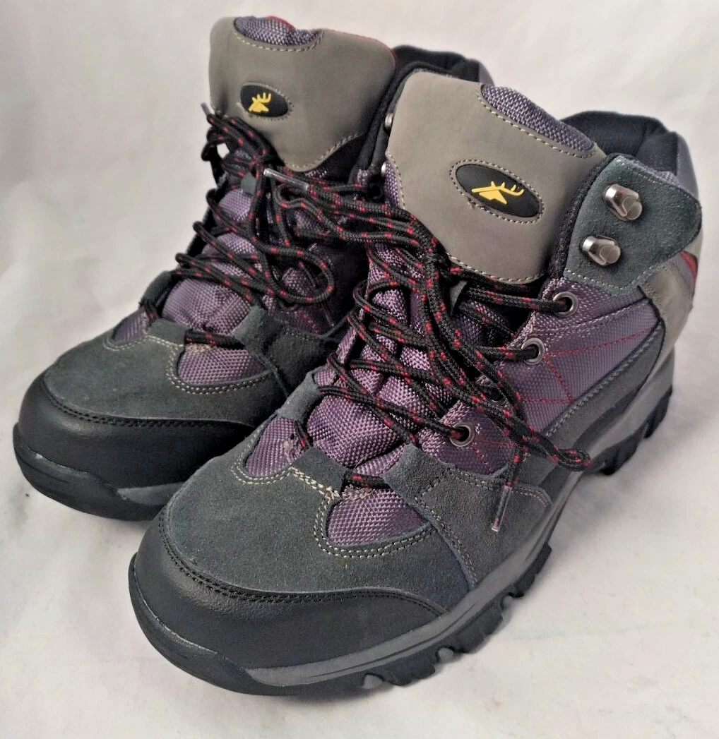 Deer Stags Gray Anchor Waterproof Suede Hiking Boots/Shoes-Men's 10.5 Medium-NEW