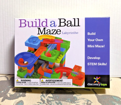 Discovery Toys 3085 Build A Ball Maze Labyrinthe Stem Skills New