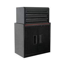 Hyper Tough 11.6 Steel Mini Tool Cabinet Blac...