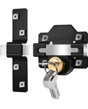 Long Throw Gate Long, 70Mm, Mortise Lock for Wooden Door & Gate, Double Sides Lo