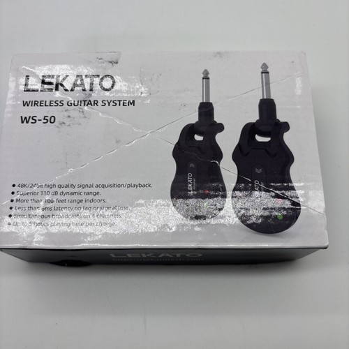 Getaria Draadloos Gitaarsysteem 5.8GHz Gitaarzender Ontvanger Audio Digitaal Draadloos Gitaar Ingebouwde Oplaadbare Batterij voor elektrisch gitaren bas